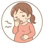 つわり中の妊婦さん