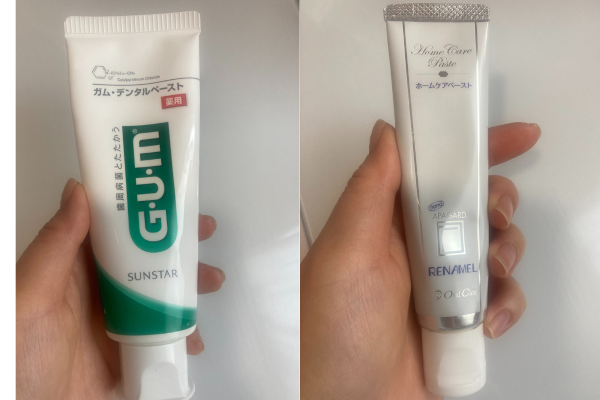 歯磨き粉gumとリナメル