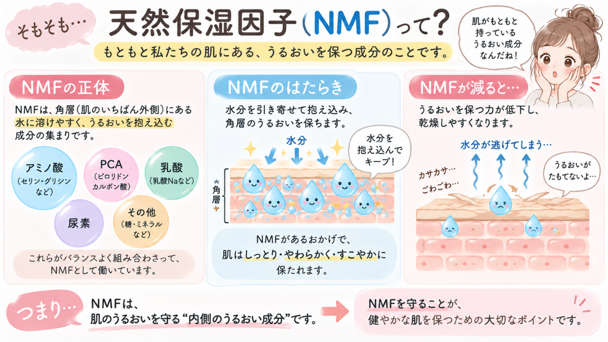 天然保湿因子（NMF）とは