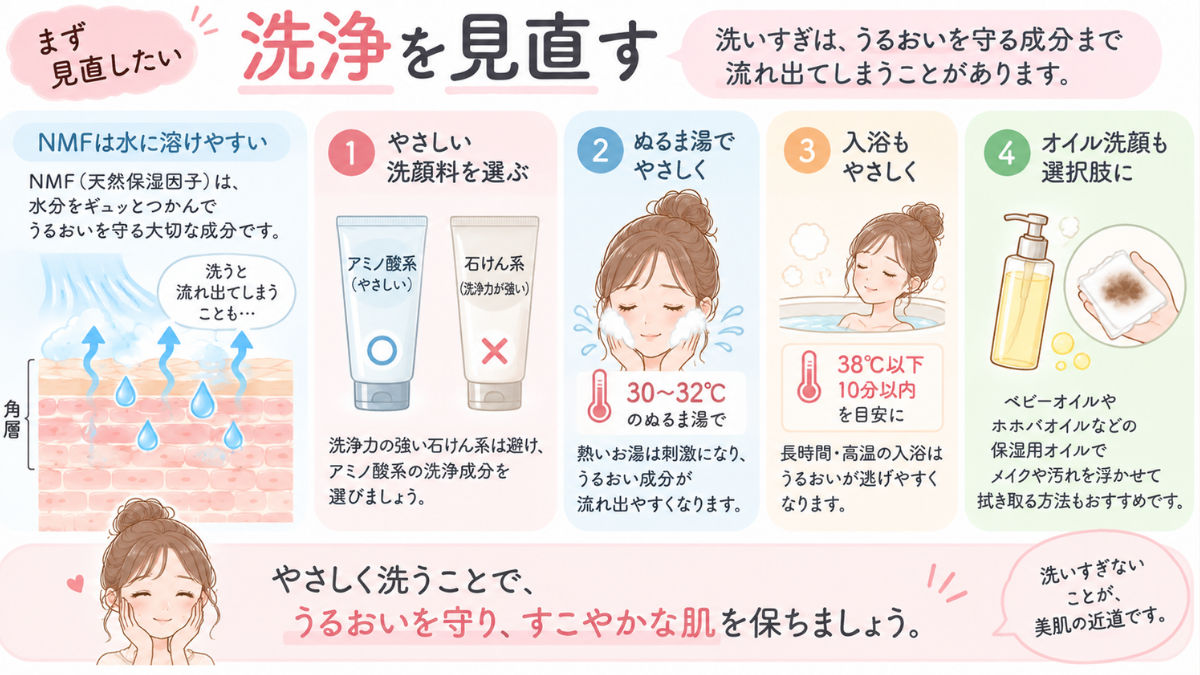 洗浄を見直す4つのポイント